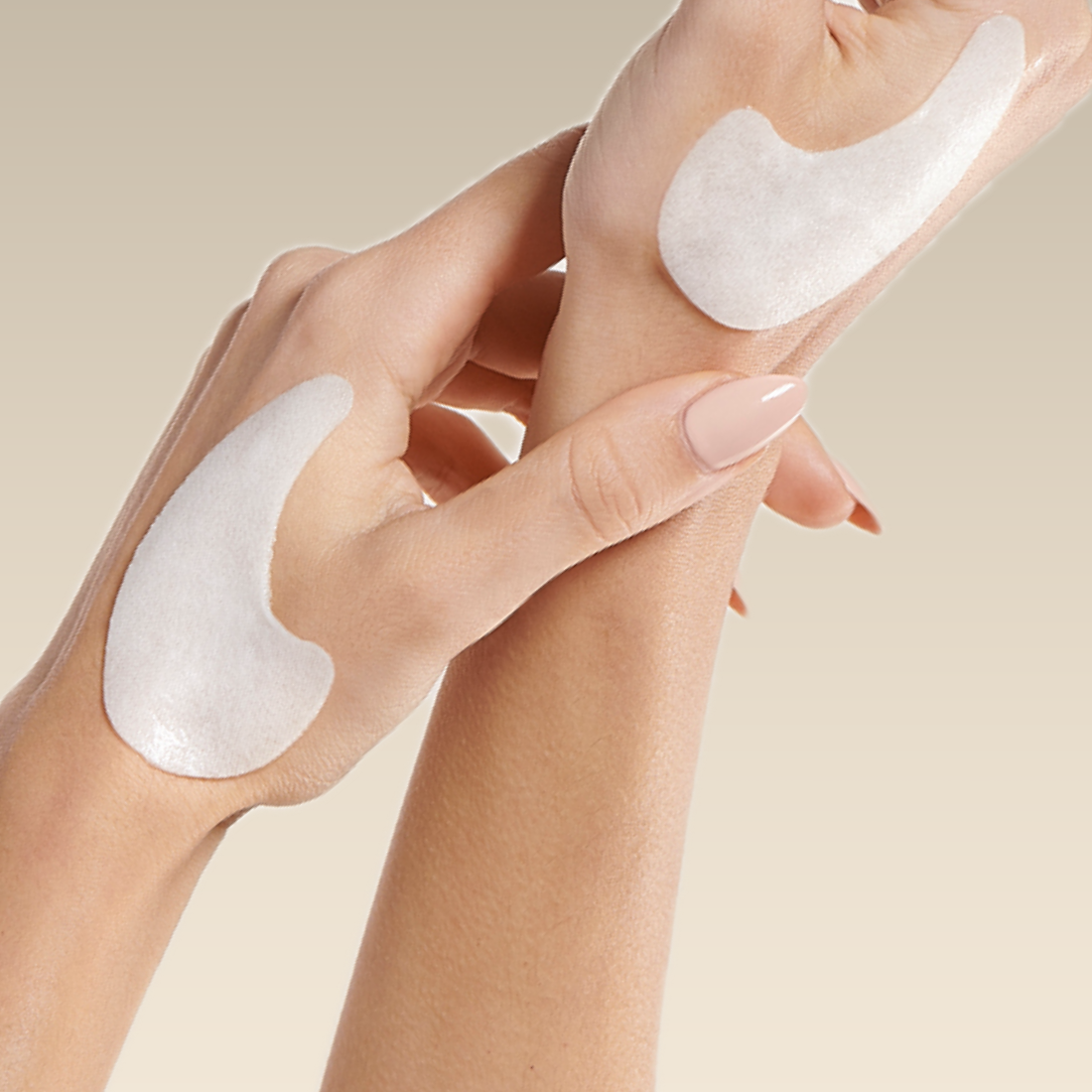 Augenpads sensible haut, Produkt auf Hand, Sensitive Eye Patches