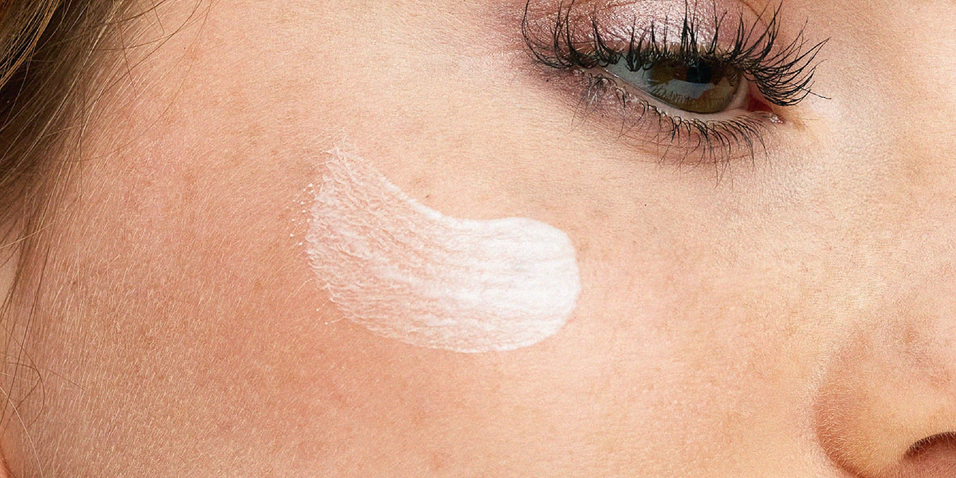 Aktions Produkte, Model Gesicht mit Creme, HEJ ORGANIC