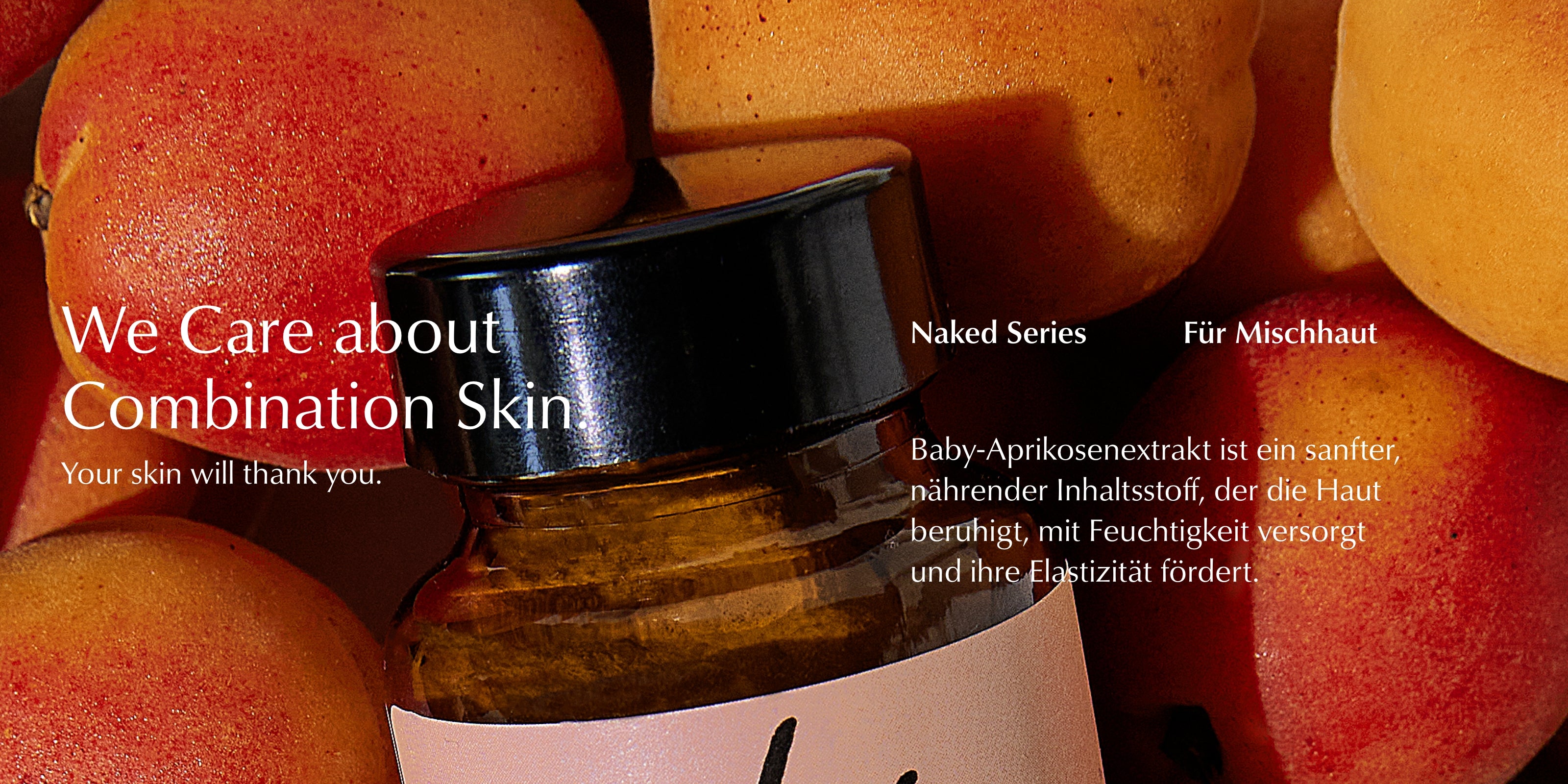 Serie für Mischhaut, Produktbanner, HEJ ORGANIC