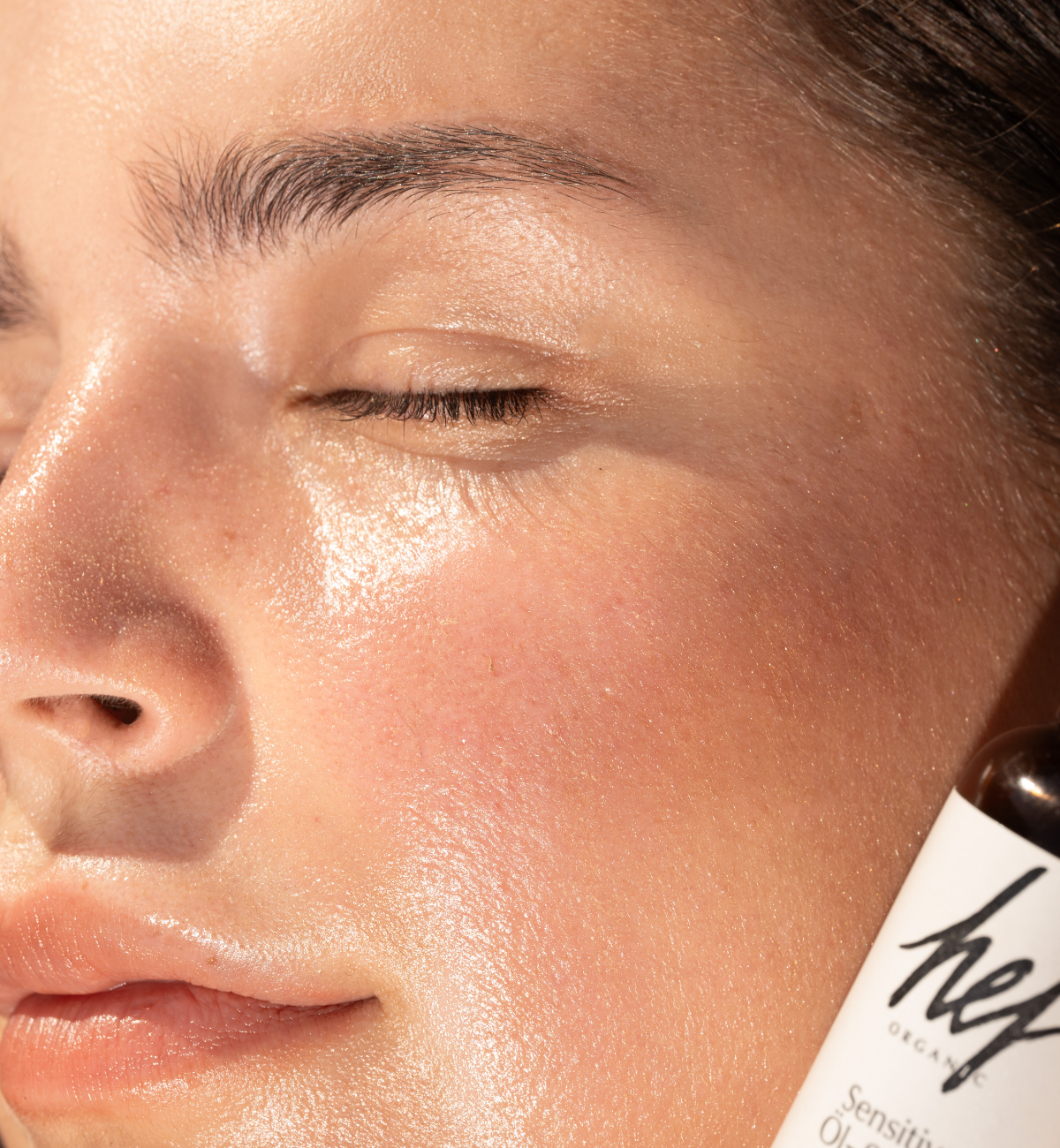 Sensitive Öl Serum, Haut nach der Anwendung