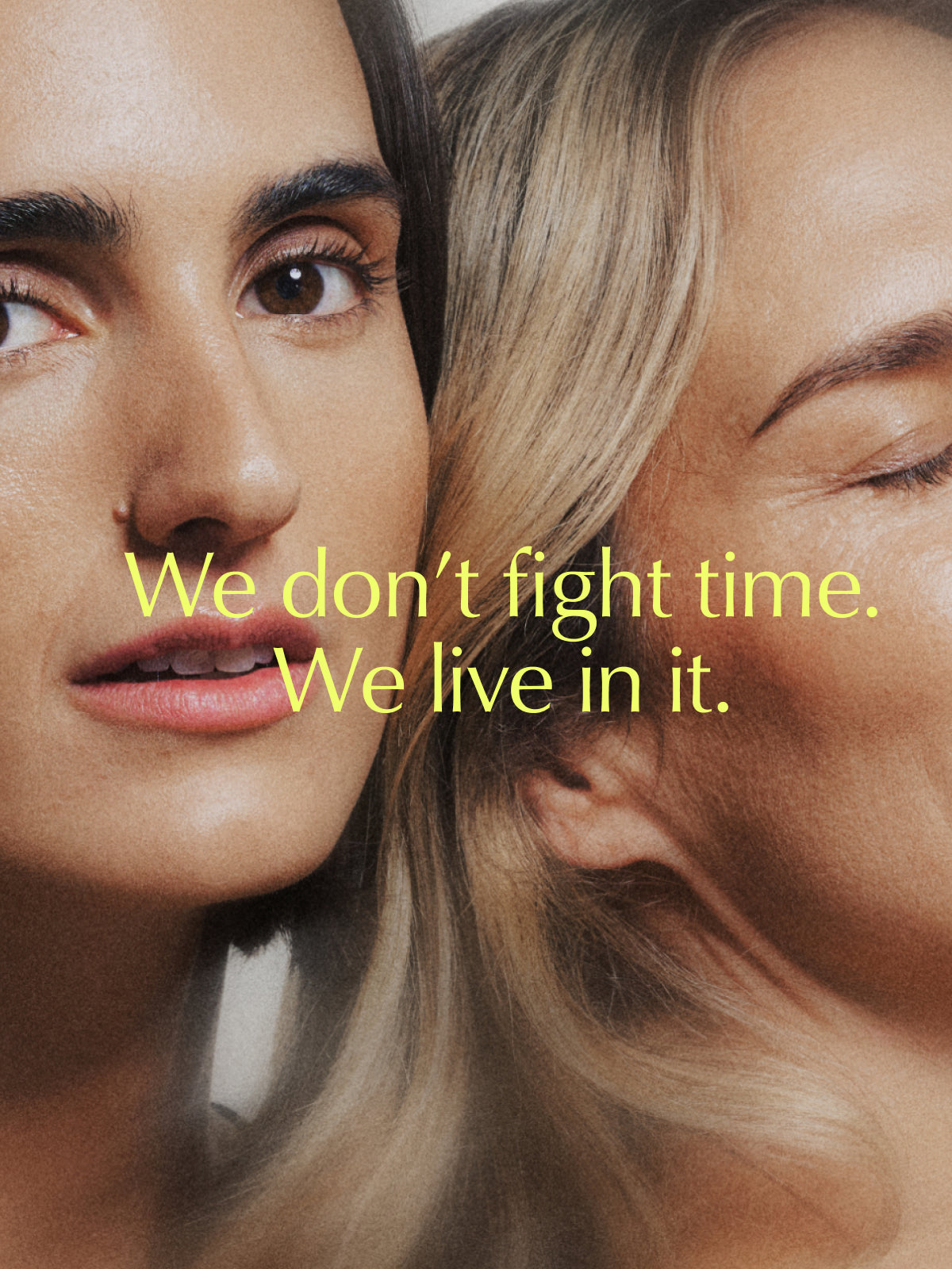 Skin Longevity, Models und Message, HEJ ORGANIC