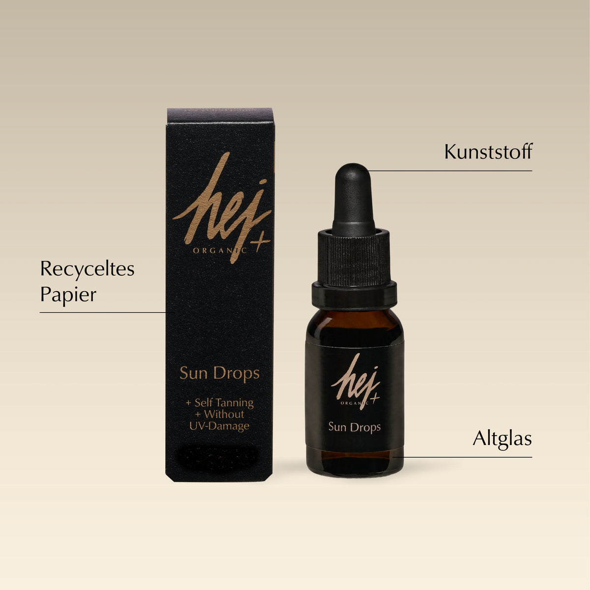 self tan drops, Produktbild, HEJ ORGANIC