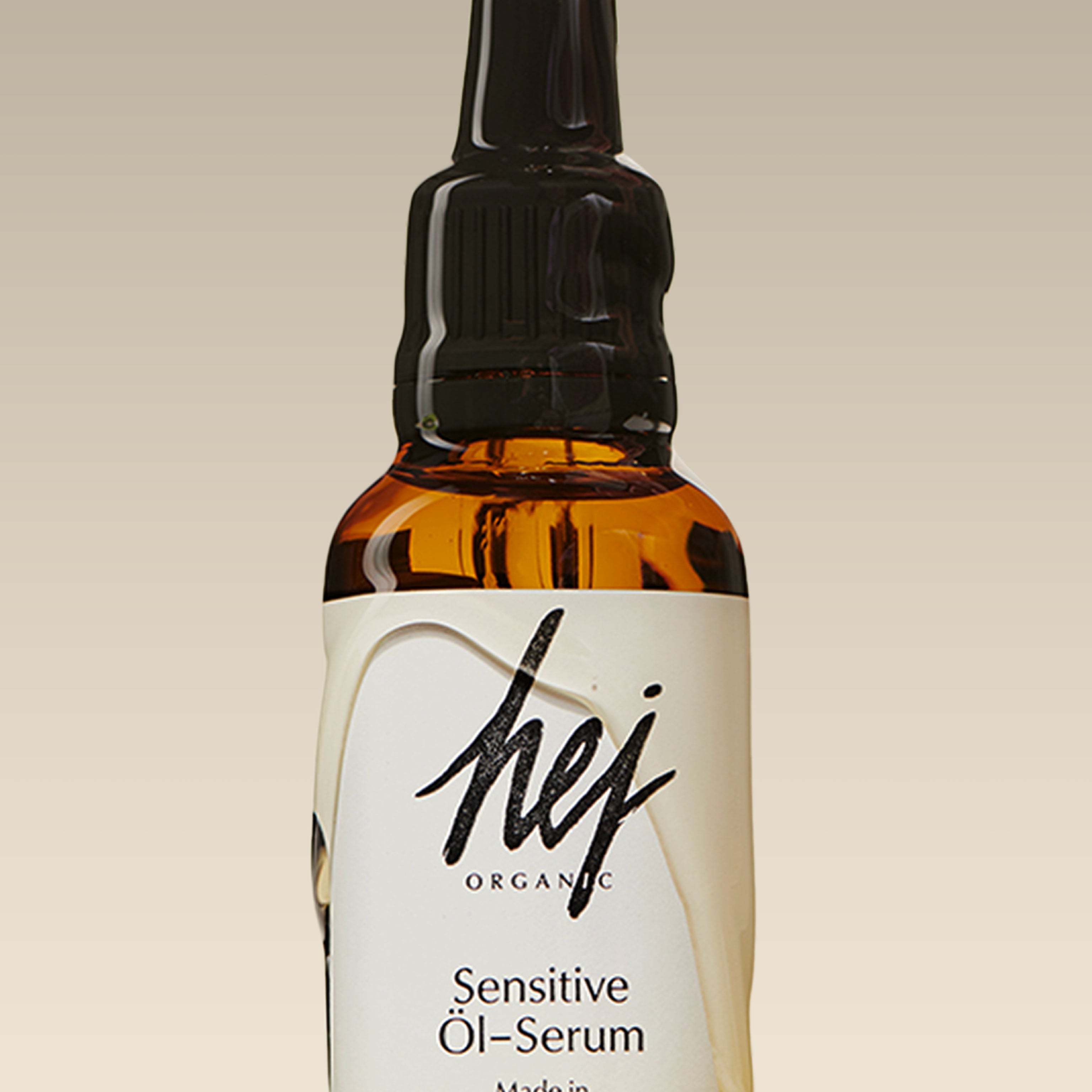 Sensitive Öl Serum, Produkt mit Textur , HEJ ORGANIC