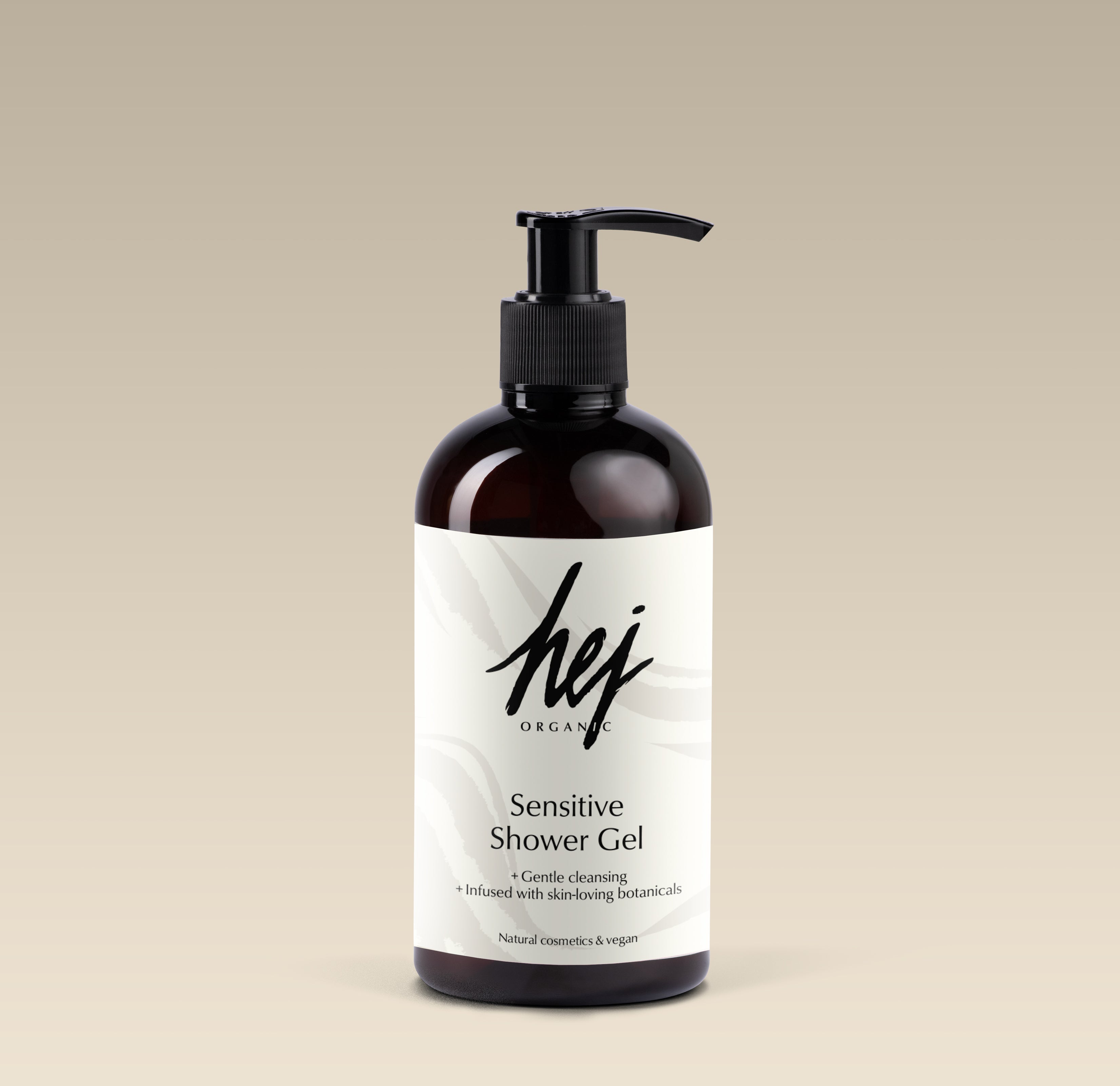Sensitive Shower Gel, Shop-Bild, HEJ ORGANIC