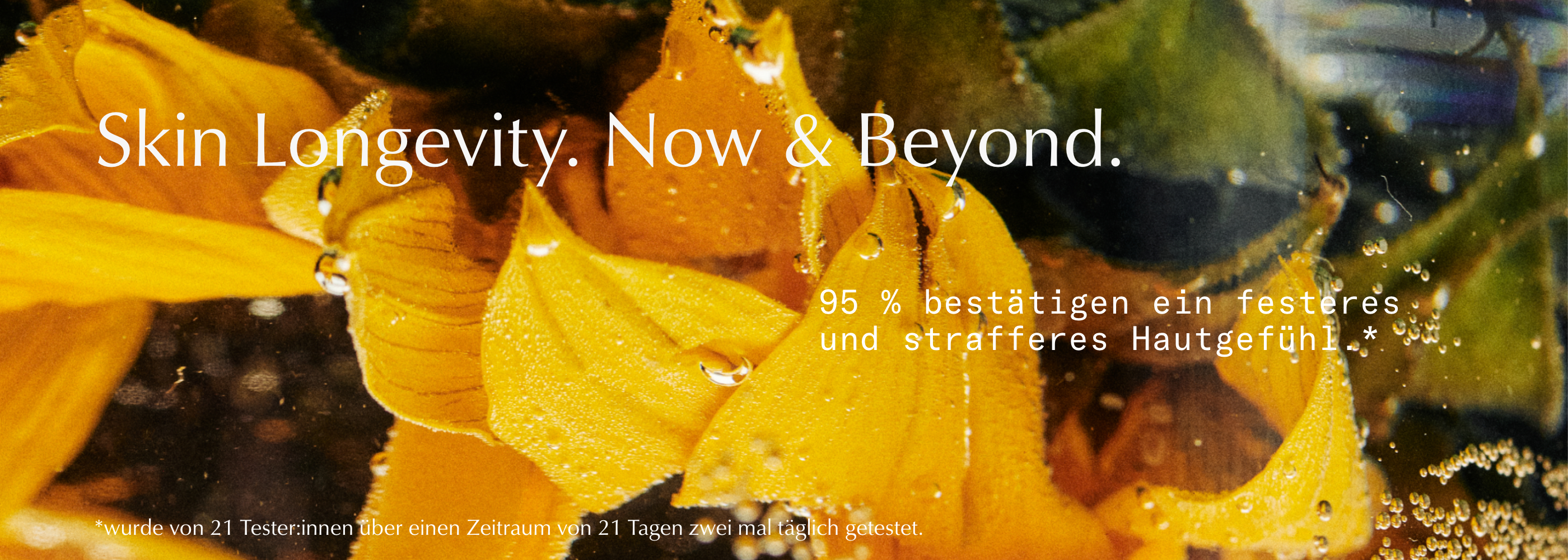 Skin Longevity, Produkttest Banner, HEJ ORGANIC