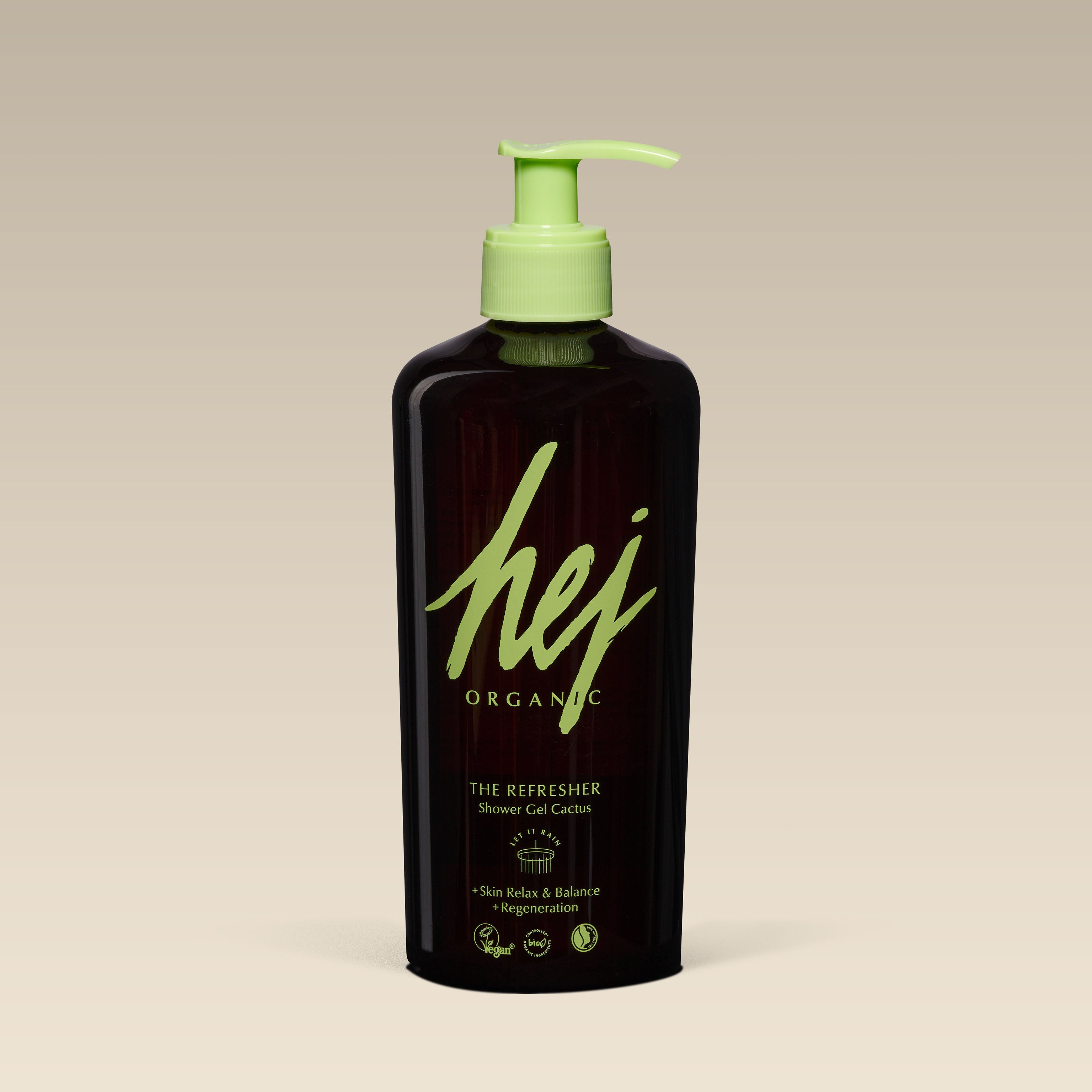 Natürliches duschgel, Produktbild, HEJ ORGANIC