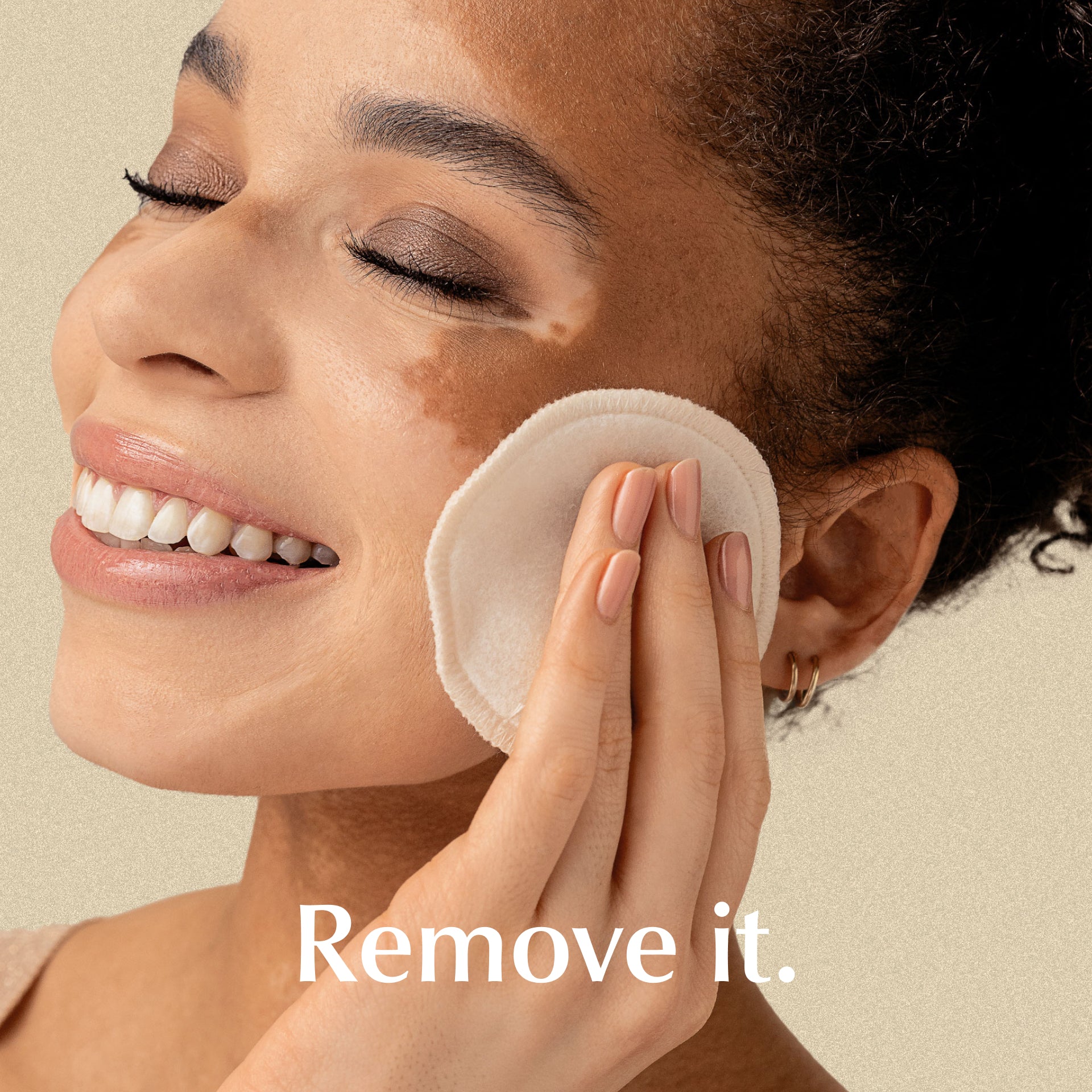 mizellen reinigungswasser, Produktbanner mit Model, HEJ ORGANIC