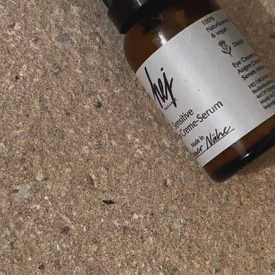 Sensitive Augen Creme Serum, Anwendungsvideo, HEJ ORGANIC
